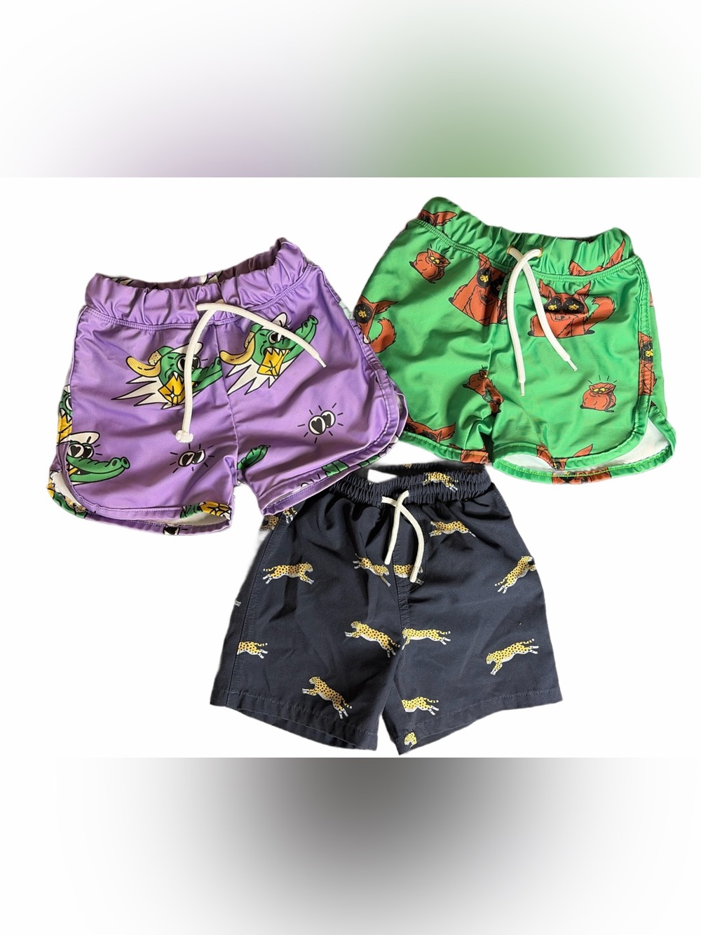 ☀️Jelly Alligator + Miles the Label |Toddler shorts bundle | 18-24M | UPF 50
